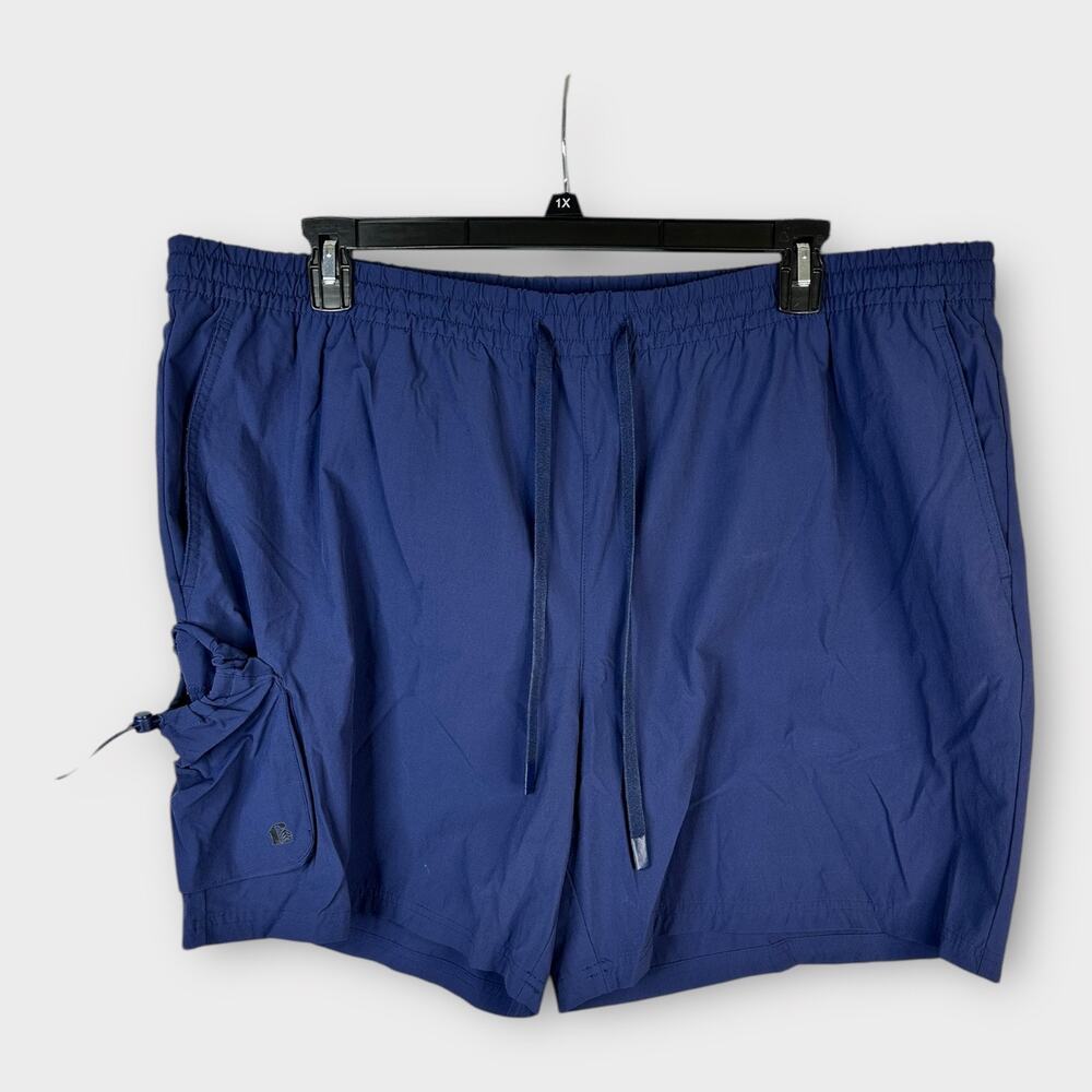 Bonobos Fielder Mens size XXL 7-inch Inseam Shorts Nylon Blue abm11199bl